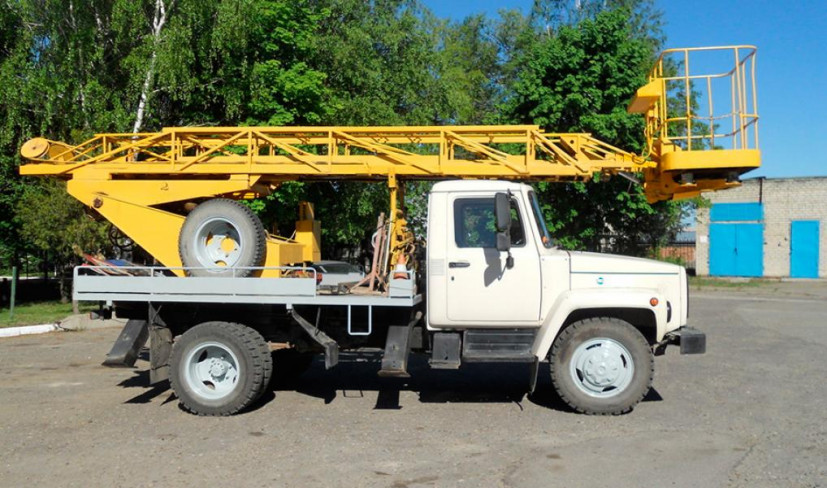 Аренда автовышки (автогидроподъемника) ГАЗ 3307 Т17 телескопический 22 метра